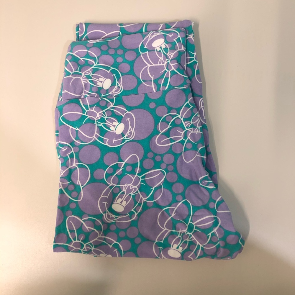 lularoe leggings disney minnie mouse OS